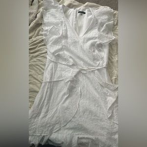 Tommy Hilfiger white wrap dress size 14